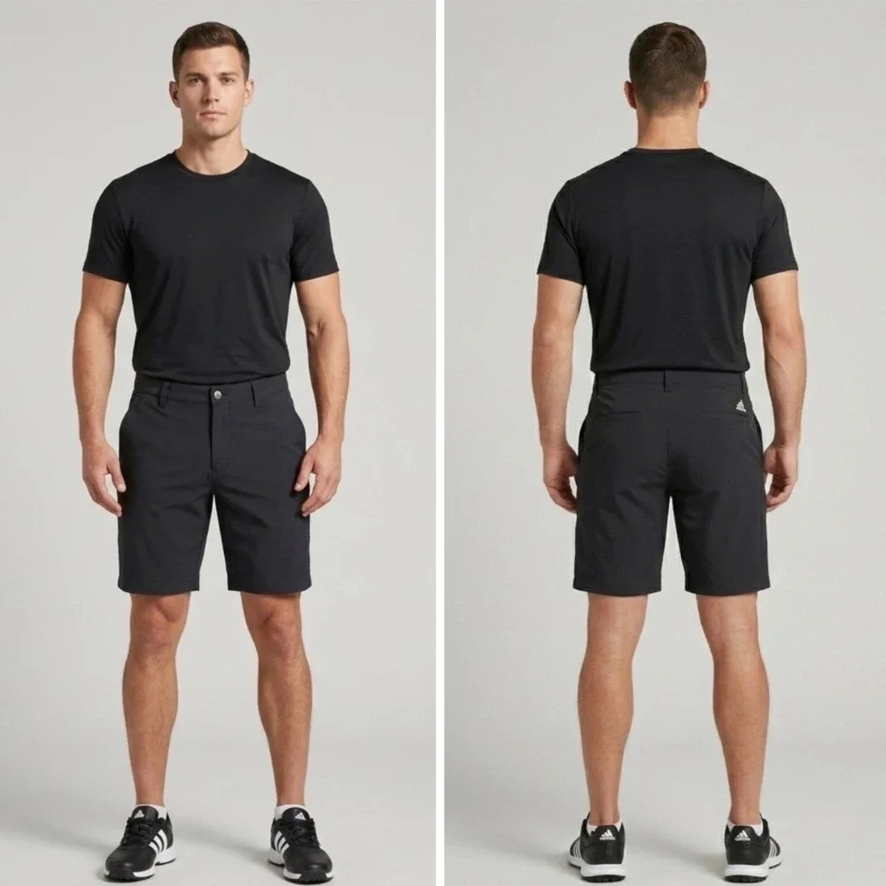Adidas Primegreen Mens Golf Shorts Black Stretch Performance GL0154 Size 30‎